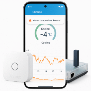 Temperatuur- en vochtregistratie
